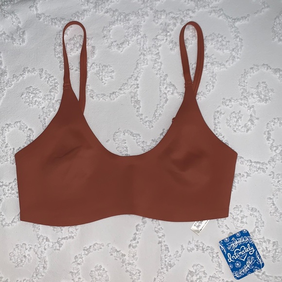 FREE PEOPLE INTIMATELY SCUBA BRALETTE SUNRUST - Picture 5 of 9
